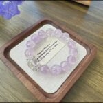 Natural Amethyst White Aze Bracelet with Top Bead – A Lucky Charm for Wealth and Good Fortune