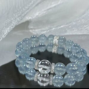 Natural Aquamarine Bracelet – Chic, Elegant & Skin-Brightening, a Sweet & Versatile Lucky Charm