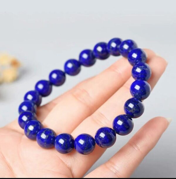 Genuine Natural Afghan 7A Grade Collector's Quality Royal Lapis Lazuli Bracelet - New Desi