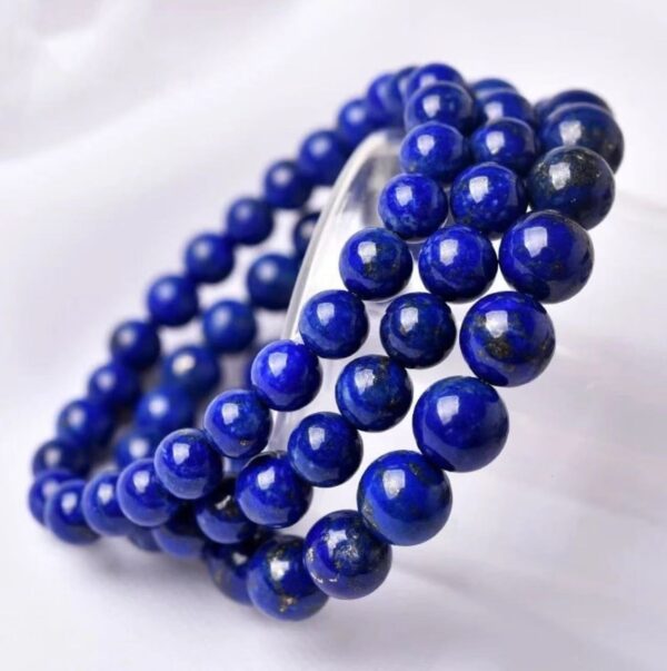 Genuine Natural Afghan 7A Grade Collector's Quality Royal Lapis Lazuli Bracelet - New Desi