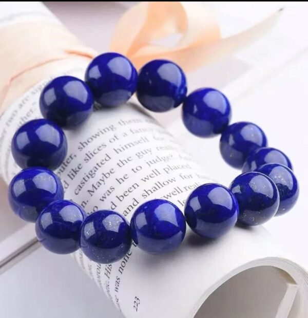 Genuine Natural Afghan 7A Grade Collector's Quality Royal Lapis Lazuli Bracelet - New Desi
