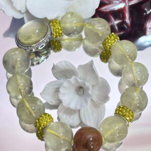 Citrine Quartz & Tiger'sEye Bracelets (earth element)